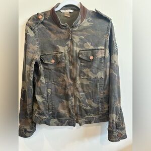 Bianca Nygard Camouflage Military Style Jacket Size S new condition